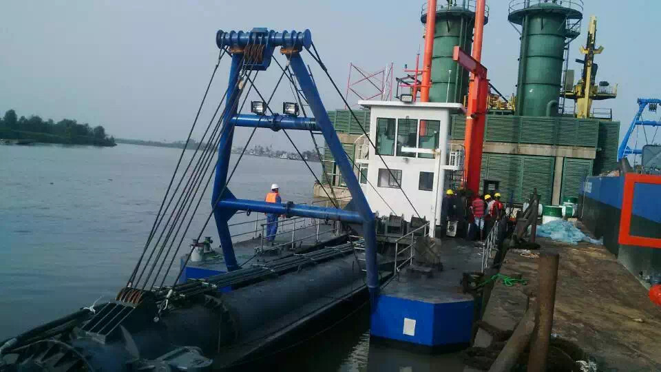 YS-CSD4016 model Cutter Suction Dredger Port Development and Maintenance in Philippines