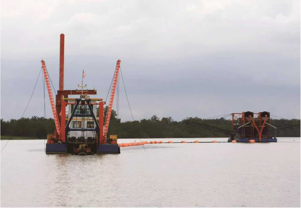 YongSheng-CSD4518 Model Cutter Suction Dredger River Sand Mining in Malaysia
