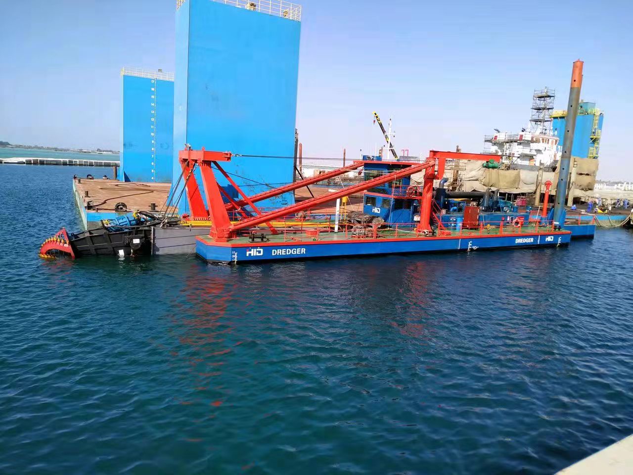 Yongsheng 12inch Cutter Suction Dredger A successfully project for Reservoir Desilting